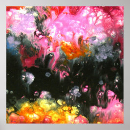 Póster "Wash #3", abstract, psychedelic