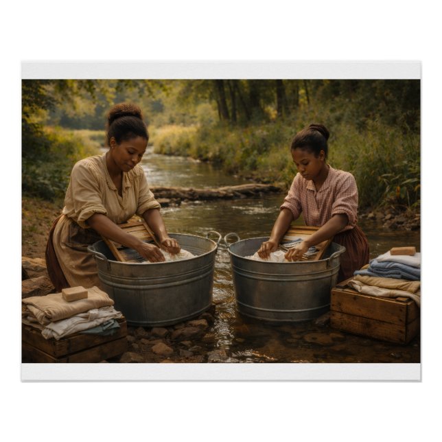 Póster Wash Day at the Creek (Anverso)