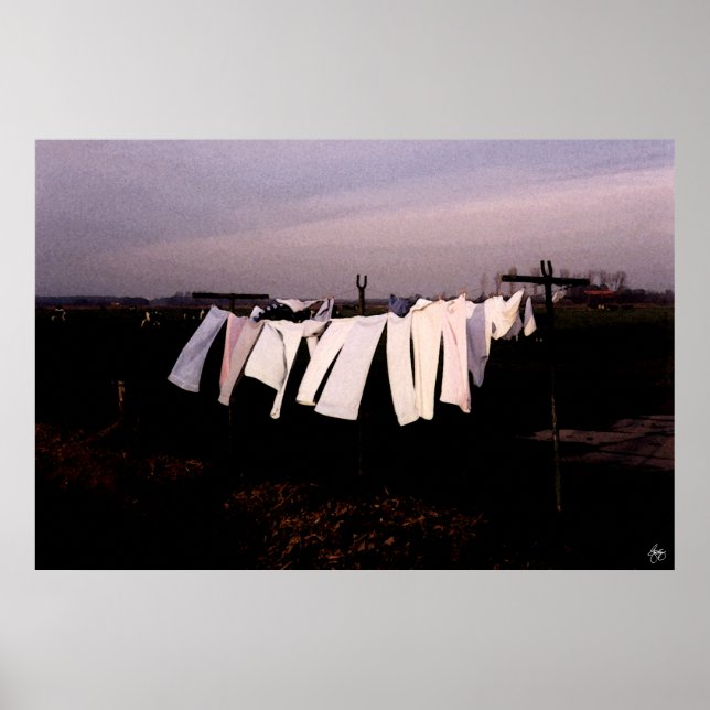 Póster Washday en Amsterdam - Edición Abierta Imprimir (Frente)