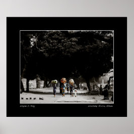 Póster Washday in Accra Ghana