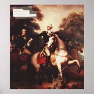 Póster Washington antes de Yorktown por Rembrandt Peale
