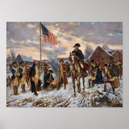 Póster Washington at Valley Forge