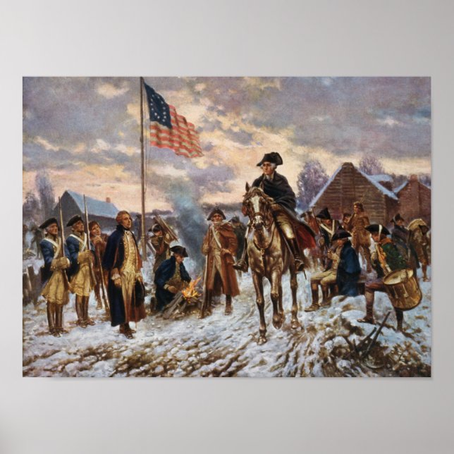 Póster Washington at Valley Forge (Frente)