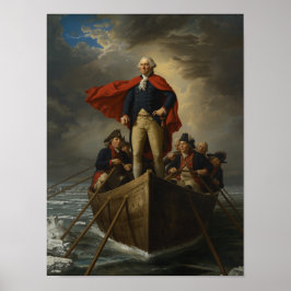 Póster Washington cruza el Delaware - 1776