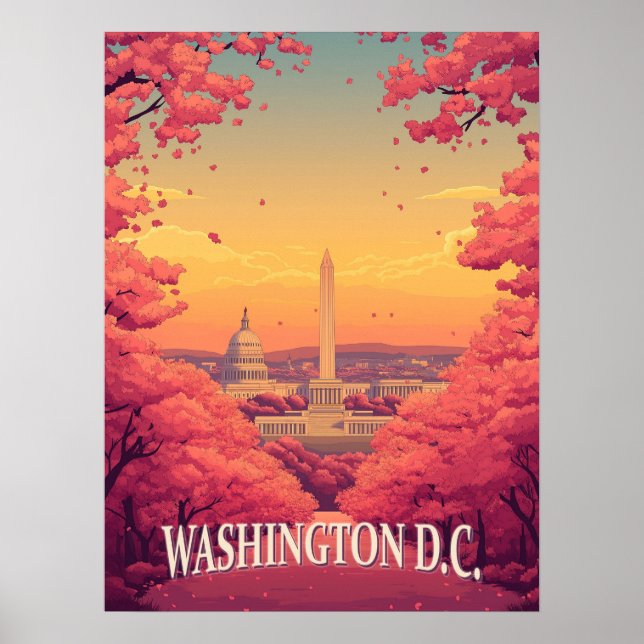 Póster Washington D.C. (Frente)