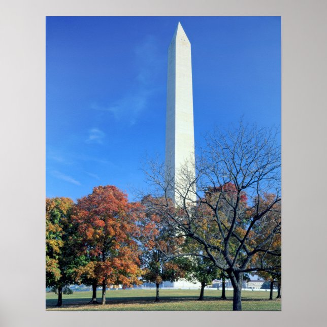 Póster WASHINGTON, D.C. EE. UU. El monumento a Washington (Frente)