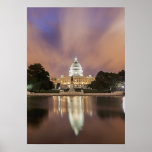 Póster Washington DC, Edificio Capitol
