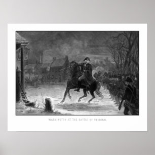Póster Washington En La Batalla De Trenton