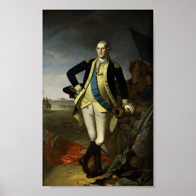 Póster Washington en Princeton (Frente)