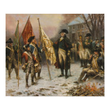 Washington Inspecciona Los Colores Capturados Desp