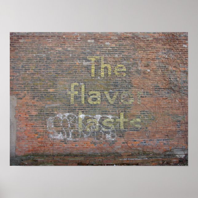 Póster Washington, Iowa Flavor (Frente)