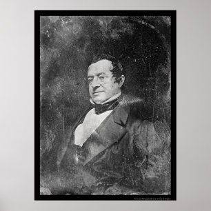 Póster Washington Irving Daguerreotype 1855