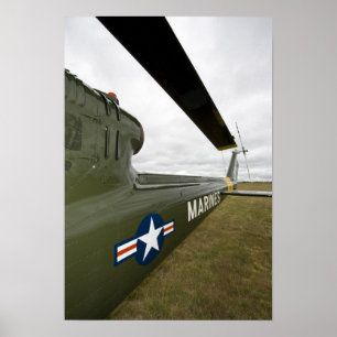 Póster Washington, Olympia, exhibición aérea militar.