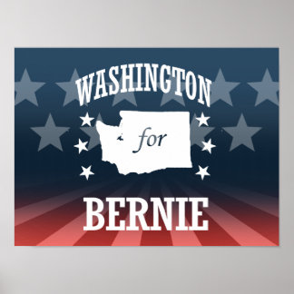 PÓSTER WASHINGTON PARA BERNIE SANDERS