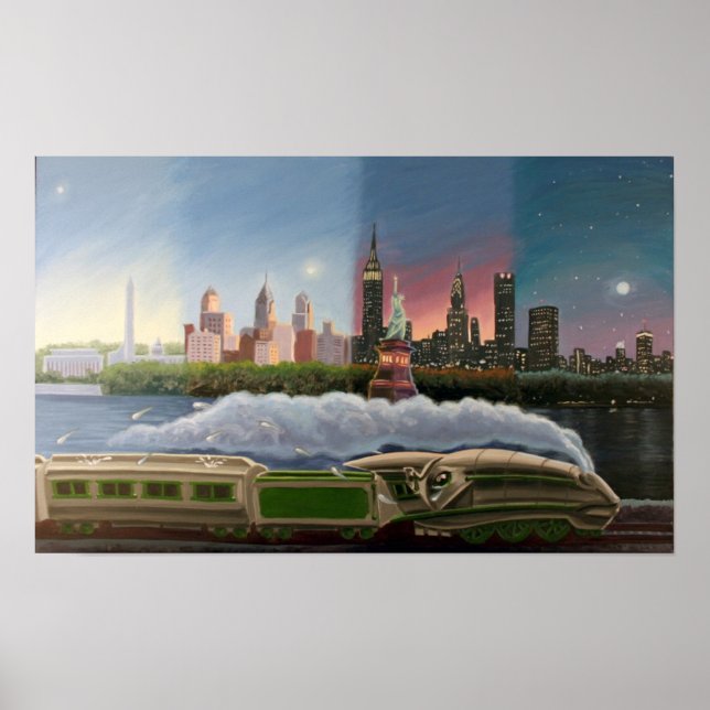 Póster Washington, Phili, NY, Boston (Frente)