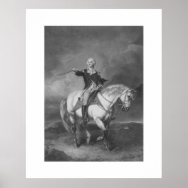 Póster Washington Recibió Un Saludo A Trenton