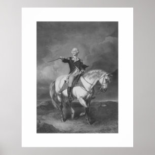 Póster Washington Recibió Un Saludo A Trenton