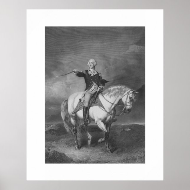 Póster Washington Recibió Un Saludo A Trenton (Frente)