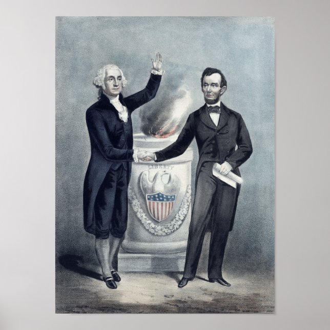 Póster Washington y Lincoln (Frente)