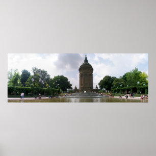 Póster Wassertraum Mannheim, Alemania