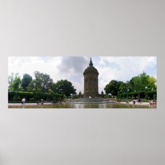 Póster Wassertraum Mannheim, Alemania
