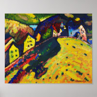 Wassily Kandinsky. Casas en Murnau. Expressionismo