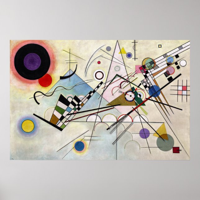 Póster WASSILY KANDINSKY - Composition VIII 1923 (Frente)