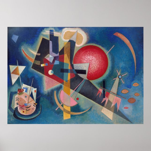 Póster WASSILY KANDINSKY - De azul (Frente)