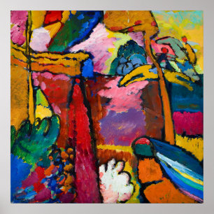 Póster Wassily Kandinsky: Estudio de Improvisación V