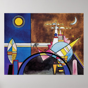 Póster Wassily Kandinsky - Great Gate Of Kiev Abstract
