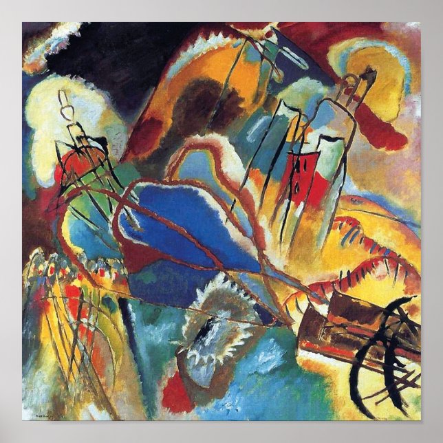 Póster Wassily Kandinsky - Improvisación 30 (Cañones) (Frente)