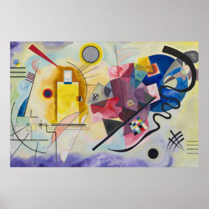 Póster WASSILY KANDINSKY - Jaune Rouge Bleu