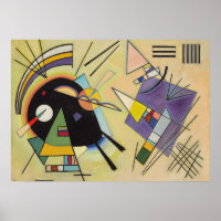 WASSILY KANDINSKY - Negro y violeta