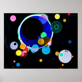 Póster Wassily Kandinsky - Varios Círculos