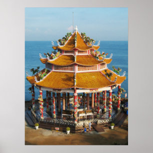Póster Wat Koh Loi ... Sriracha, Chonburi, Tailandia