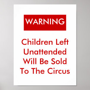 Póster Watch Your Children