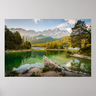 Póster Water Dachstein Mountains Lake Germany