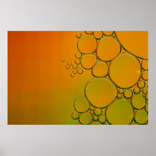 Póster Water dew graphic