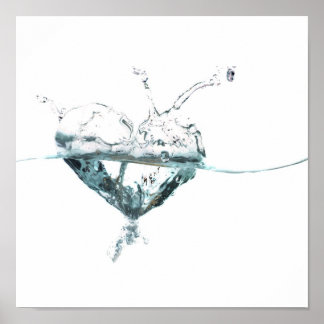 Póster water heart