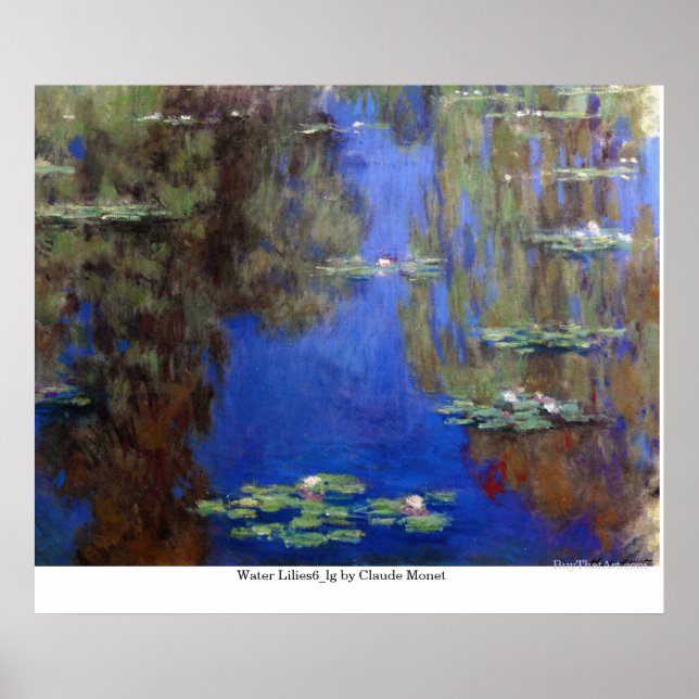 Póster Water Lilies6_lg de Claude Monet (Frente)