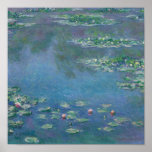 Póster Water Lilies, 1906, por Claude Monet - Poster<br><div class="desc">Claude Monet estaba obsesionado con Water Lilies,  que pintó más de 250 veces durante los últimos 30 años de su vida. Esta versión está en el Instituto de Arte de Chicago.</div>