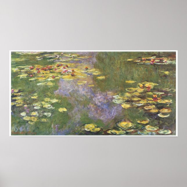 Póster Water-Lilies, 1915; aceite sobre lienzo (Frente)
