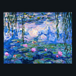 Póster Water Lilies, 1919, pintura de Monet<br><div class="desc">Water Lilies,  famosa pintura del impresionista Oscar-Claude Monet</div>