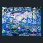 Póster Water Lilies, 1919, pintura de Monet<br><div class="desc">Water Lilies,  famosa pintura del impresionista Oscar-Claude Monet</div>