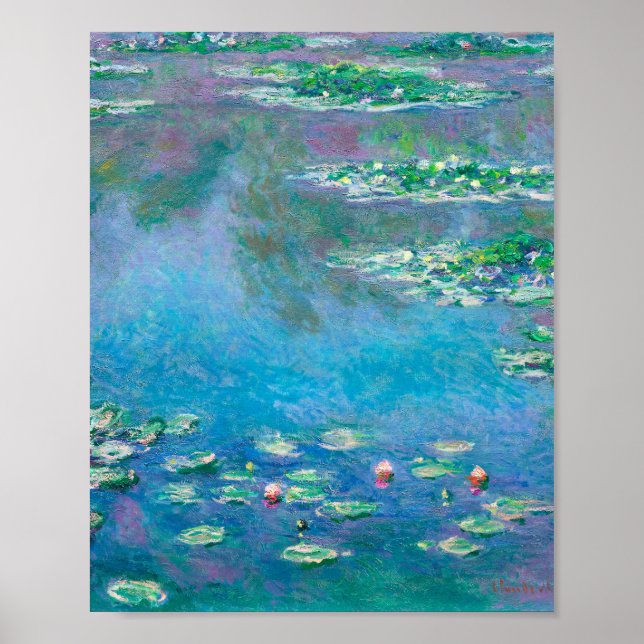 Póster Water Lilies by Claude Monet (Frente)