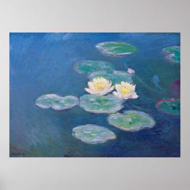 Póster Water Lilies - Claude Monet (Frente)