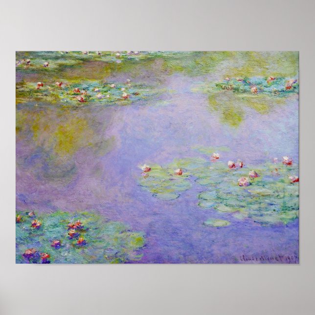 Póster Water Lilies Claude Monet Bella Artes (Frente)