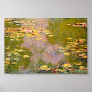 Póster Water Lilies - Claude Monet Poster