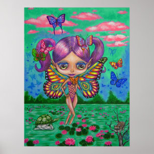 Póster Water Lily Fairy Poster