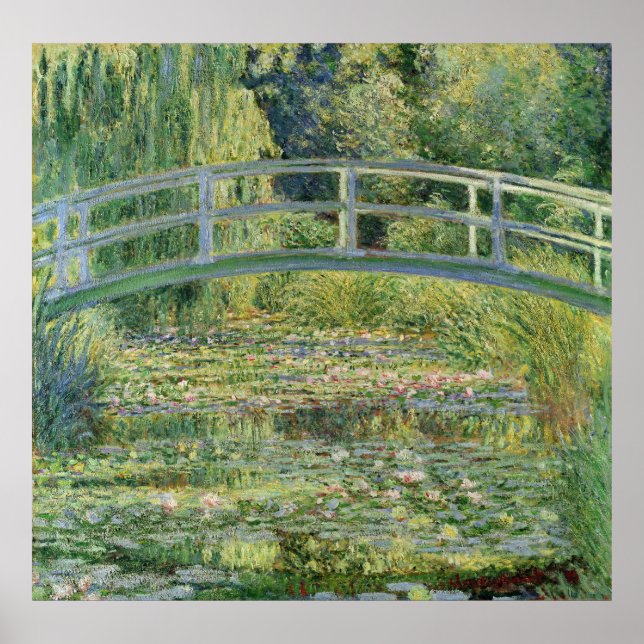 Póster Water Lily Pond - Claude Monet (Frente)